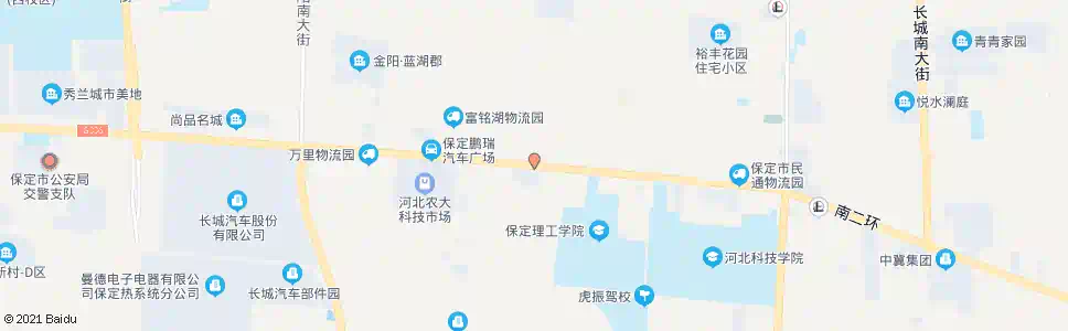 保定大众味业_公交站地图_保定公交_妙搜公交查询2025
