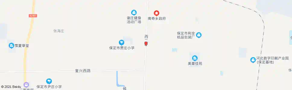 保定北章西口_公交站地图_保定公交_妙搜公交查询2025
