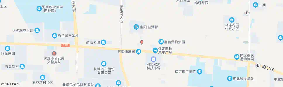 保定利民大街南口_公交站地图_保定公交_妙搜公交查询2025