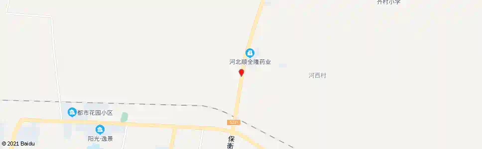 保定韩村河西_公交站地图_保定公交_妙搜公交查询2025