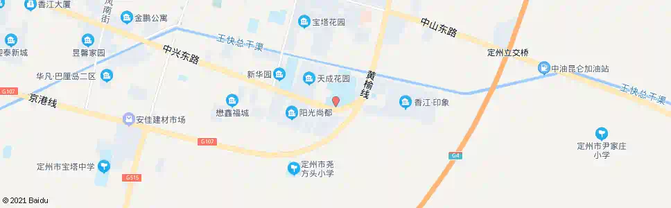 保定新华中学_公交站地图_保定公交_妙搜公交查询2025
