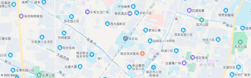 保定玉山_公交站地图_保定公交_妙搜公交查询2025