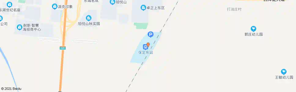 保定东大街东口_公交站地图_保定公交_妙搜公交查询2025