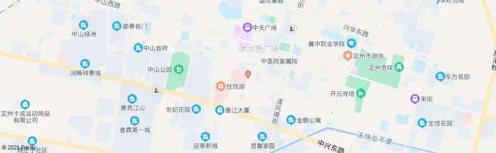 保定人民医院_公交站地图_保定公交_妙搜公交查询2025