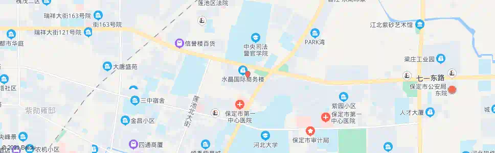 保定地税局宿舍_公交站地图_保定公交_妙搜公交查询2025