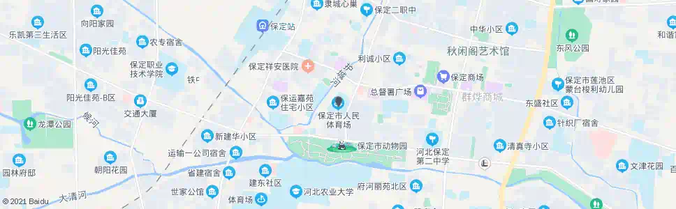 保定体育场_公交站地图_保定公交_妙搜公交查询2025