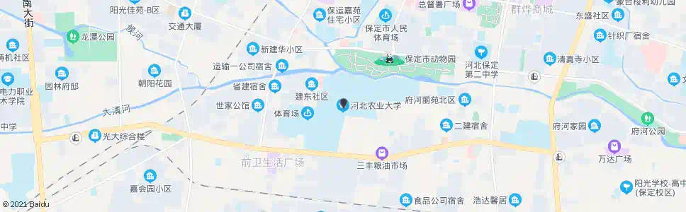 保定中国农业大学_公交站地图_保定公交_妙搜公交查询2025