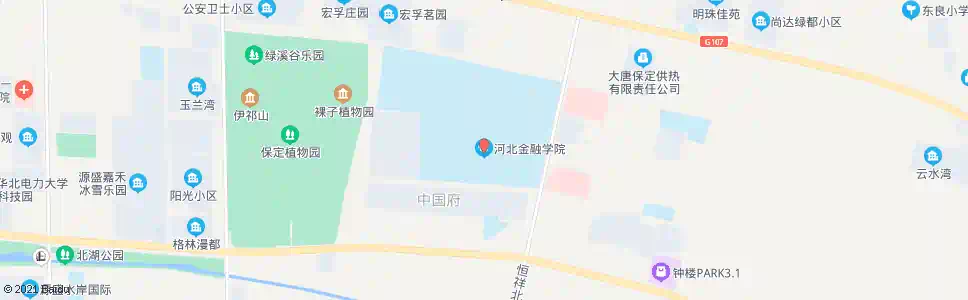 保定金融专科学校(新校区)_公交站地图_保定公交_妙搜公交查询2025