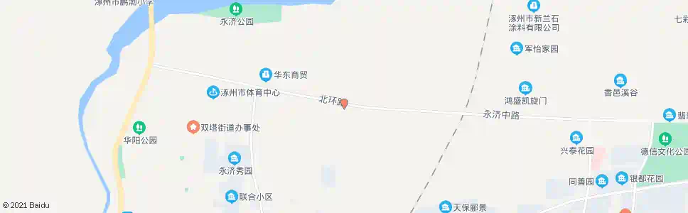 保定涿州一中北门_公交站地图_保定公交_妙搜公交查询2025