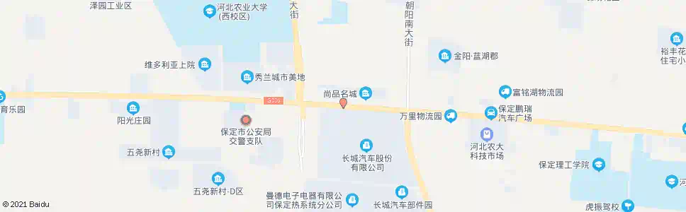 保定长城公司北门_公交站地图_保定公交_妙搜公交查询2025