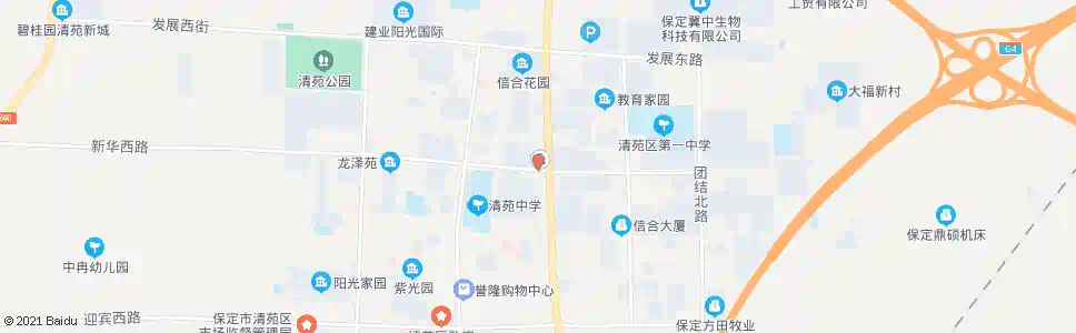 保定中银花园_公交站地图_保定公交_妙搜公交查询2025