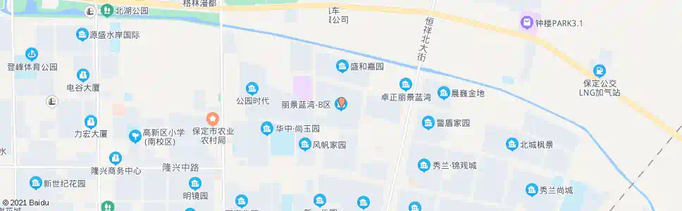 保定丽景蓝湾小区_公交站地图_保定公交_妙搜公交查询2025