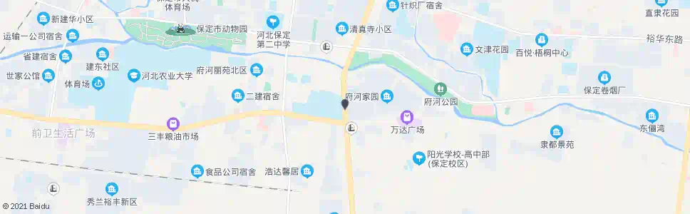 保定舟止舫头_公交站地图_保定公交_妙搜公交查询2025