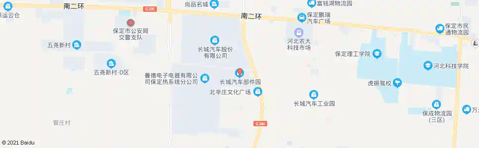 保定长城汽车部件园_公交站地图_保定公交_妙搜公交查询2025