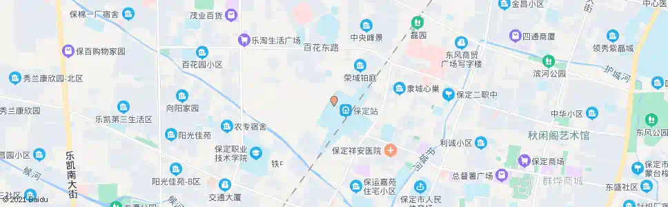 保定西东村西_公交站地图_保定公交_妙搜公交查询2025