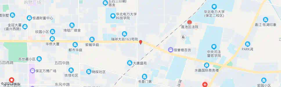 保定交警支队(路口东)_公交站地图_保定公交_妙搜公交查询2025