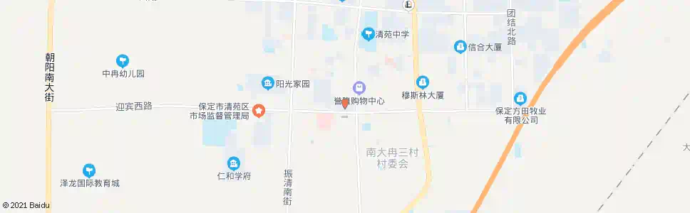 保定清苑县政府_公交站地图_保定公交_妙搜公交查询2025