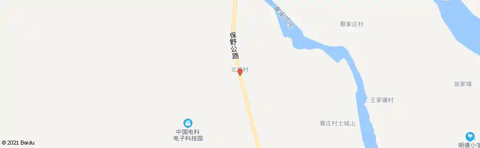 保定北庄村_公交站地图_保定公交_妙搜公交查询2025