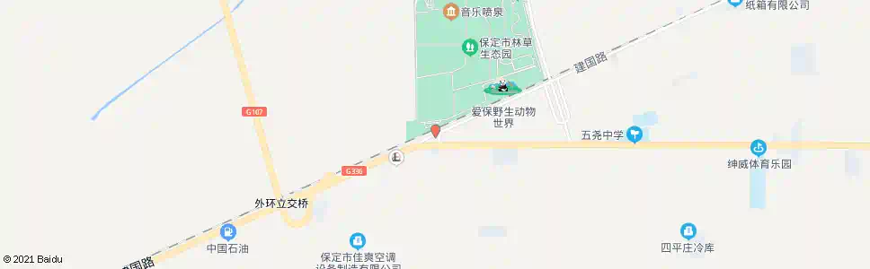 保定南二环西口_公交站地图_保定公交_妙搜公交查询2025