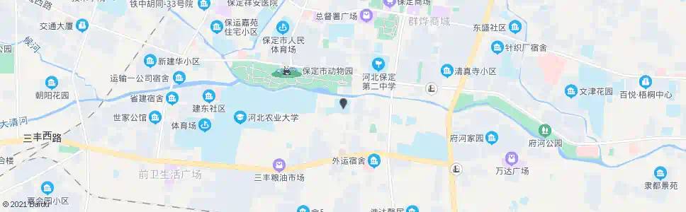 保定师部_公交站地图_保定公交_妙搜公交查询2025
