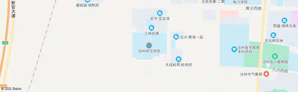 沧州师范_公交站地图_沧州公交_妙搜公交查询2025