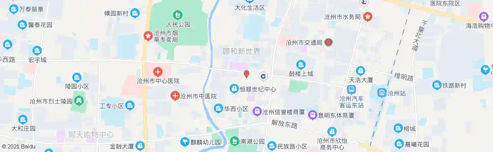 沧州金都快餐_公交站地图_沧州公交_妙搜公交查询2025
