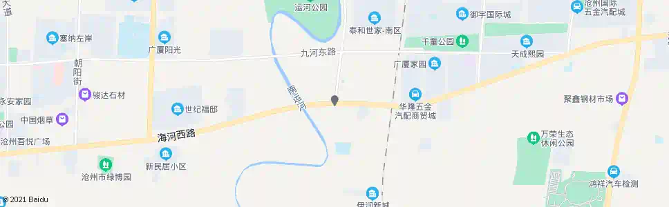 沧州海河路口_公交站地图_沧州公交_妙搜公交查询2025