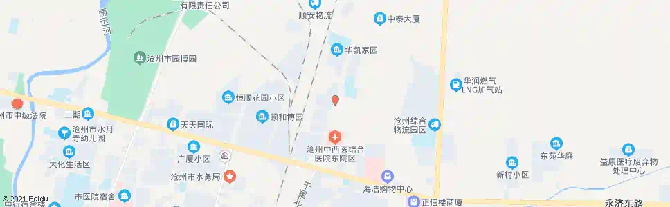 沧州铁路宿舍北楼_公交站地图_沧州公交_妙搜公交查询2025