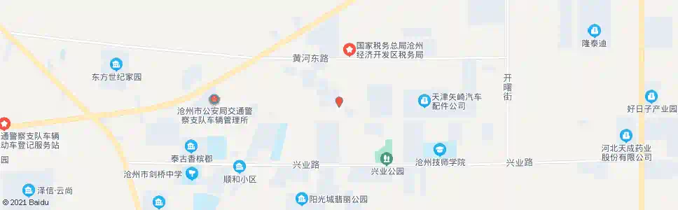 沧州世济糖卫药业_公交站地图_沧州公交_妙搜公交查询2025