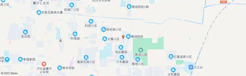 沧州任丘人才市场_公交站地图_沧州公交_妙搜公交查询2025
