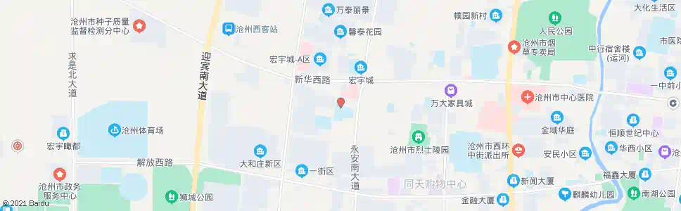 沧州十三中_公交站地图_沧州公交_妙搜公交查询2025