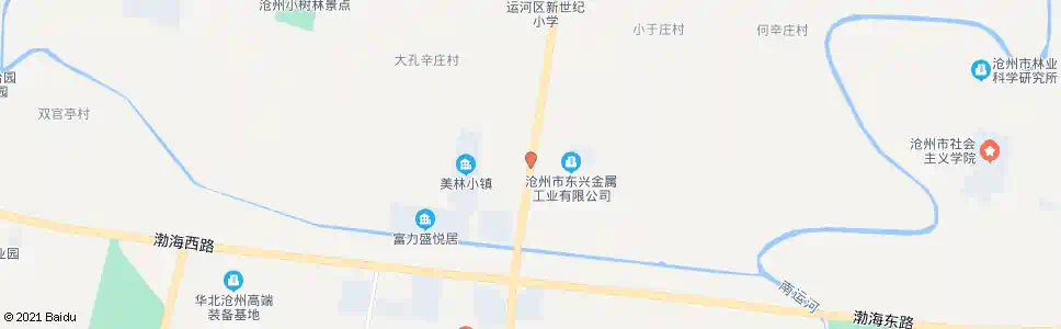沧州美林小镇_公交站地图_沧州公交_妙搜公交查询2025