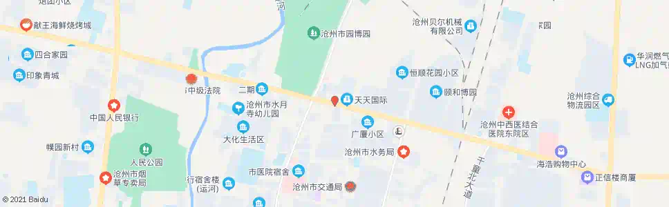 沧州新华区法院_公交站地图_沧州公交_妙搜公交查询2025