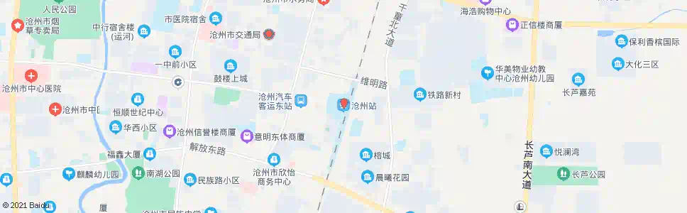 沧州机场路口_公交站地图_沧州公交_妙搜公交查询2025