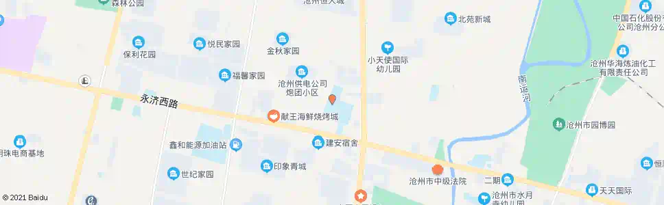 沧州十一中学_公交站地图_沧州公交_妙搜公交查询2025
