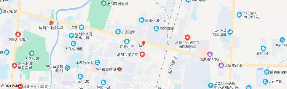 沧州沧州现代男科研究院_公交站地图_沧州公交_妙搜公交查询2025