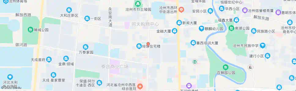 沧州朝阳路口_公交站地图_沧州公交_妙搜公交查询2025