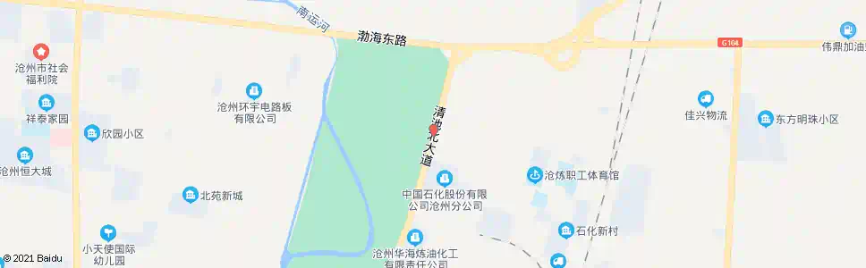 沧州药王庙北口_公交站地图_沧州公交_妙搜公交查询2025