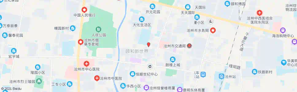 沧州维明路口_公交站地图_沧州公交_妙搜公交查询2025