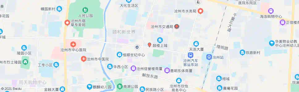 沧州兴业银行_公交站地图_沧州公交_妙搜公交查询2025