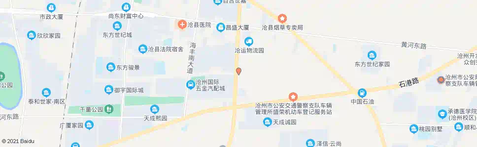 沧州代家坟_公交站地图_沧州公交_妙搜公交查询2025