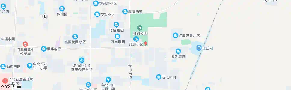 沧州雁翎公园南门_公交站地图_沧州公交_妙搜公交查询2025