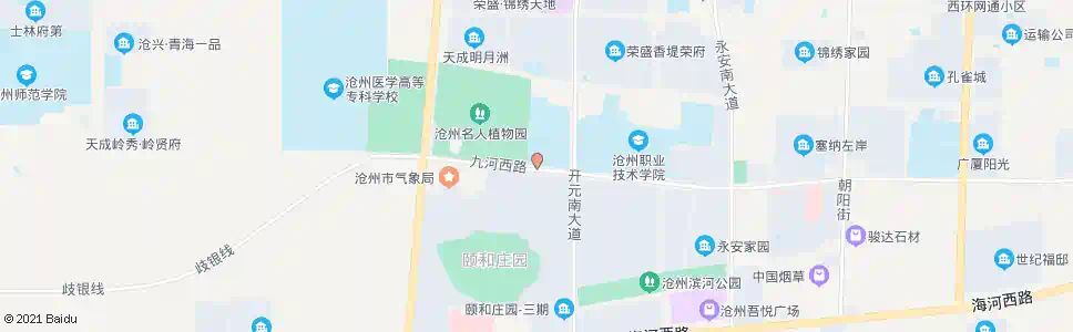 沧州高速交警支队_公交站地图_沧州公交_妙搜公交查询2025