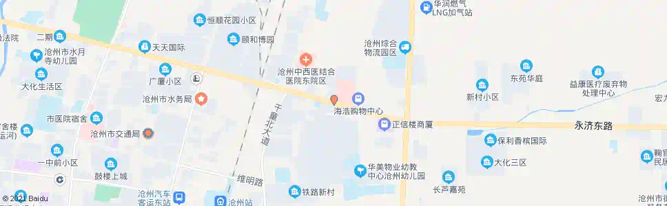 沧州石油二部_公交站地图_沧州公交_妙搜公交查询2025