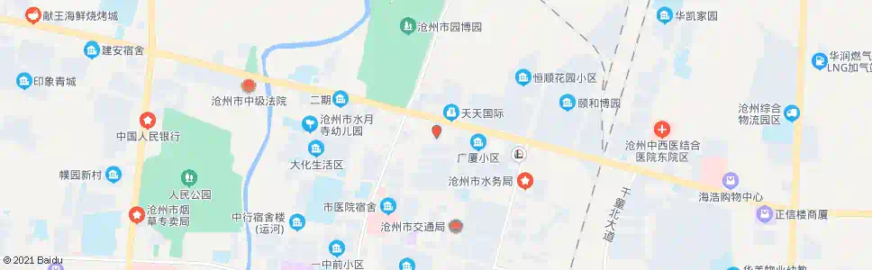 沧州渤海大厦_公交站地图_沧州公交_妙搜公交查询2025