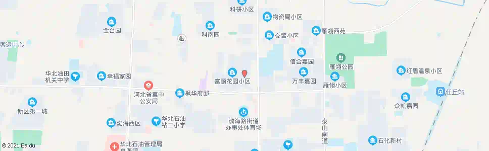 沧州渤海花园小区_公交站地图_沧州公交_妙搜公交查询2025