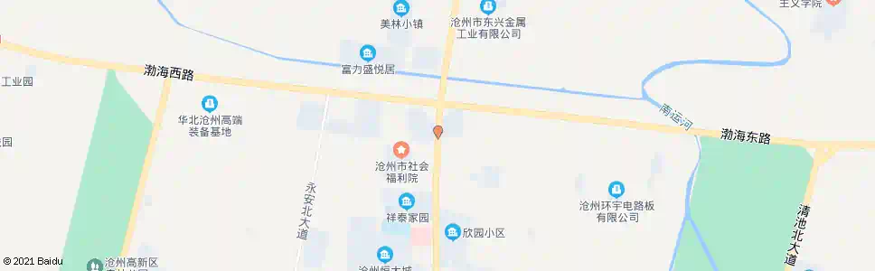 沧州韩家场公交停车场_公交站地图_沧州公交_妙搜公交查询2025