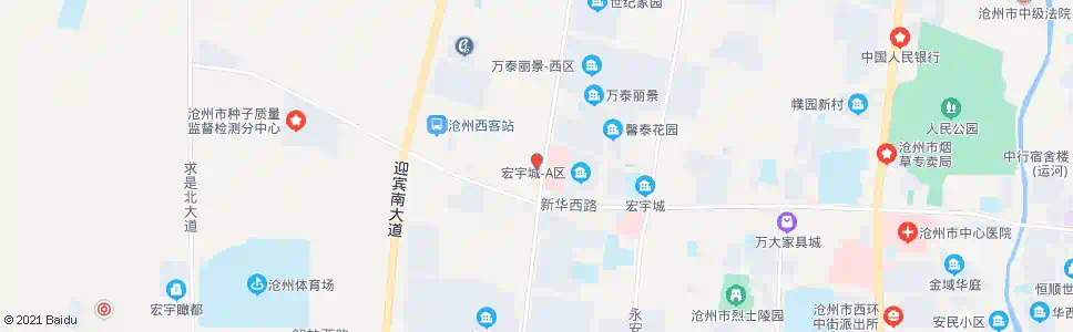 沧州传染病医院_公交站地图_沧州公交_妙搜公交查询2025