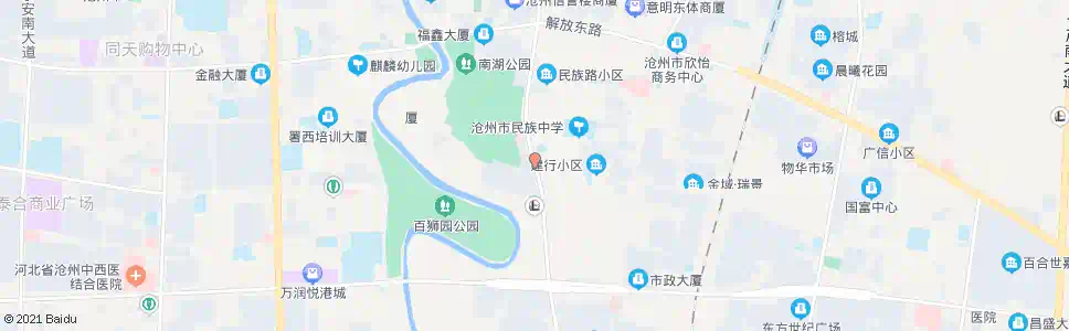沧州民族小区_公交站地图_沧州公交_妙搜公交查询2025