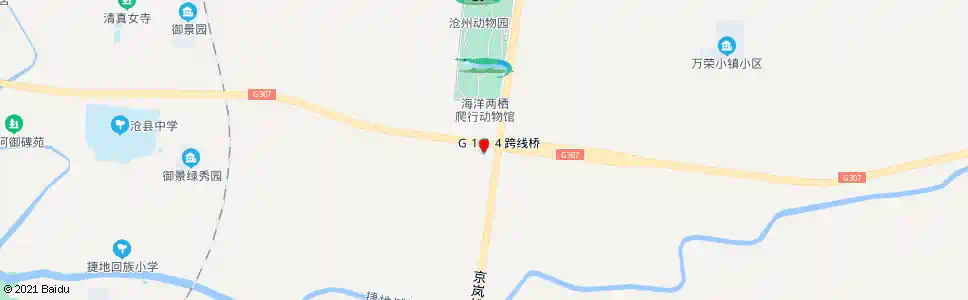 沧州张家坟小学_公交站地图_沧州公交_妙搜公交查询2025